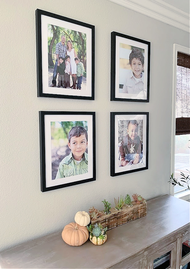 family photo wall arrangements