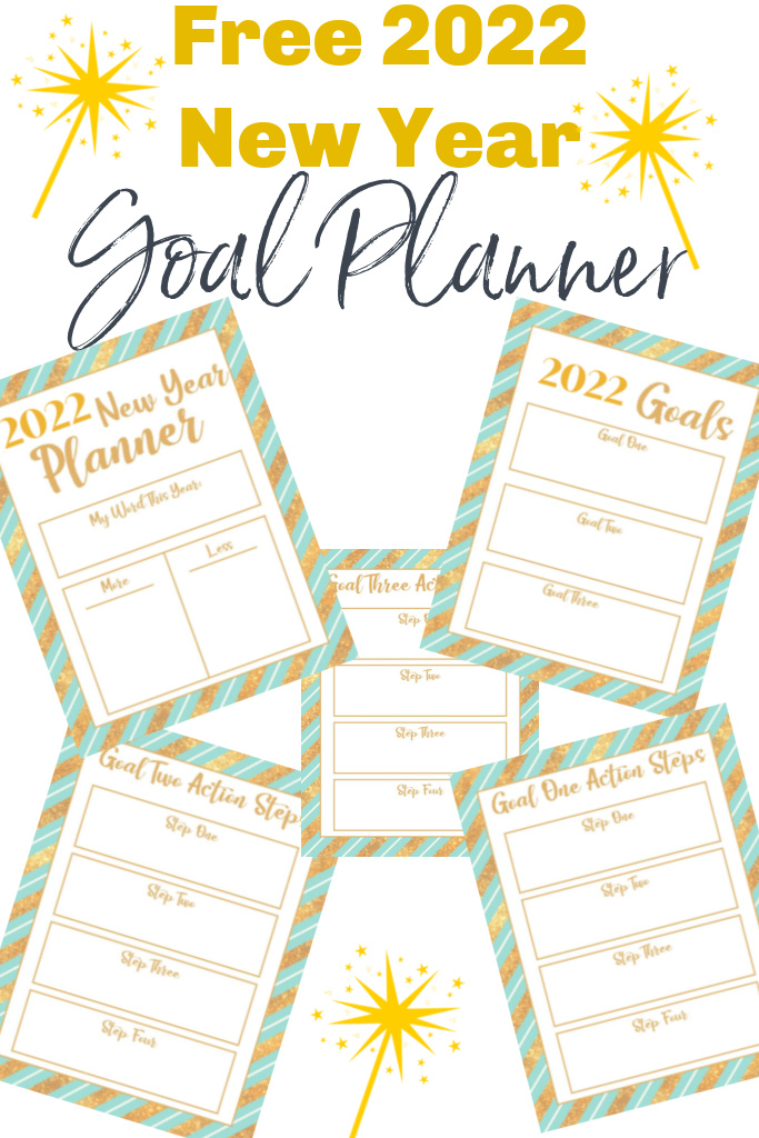 2022 New Year Goal Planner *Free Printable