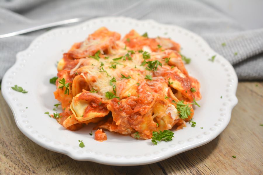 Quick and Easy Tortellini Bake