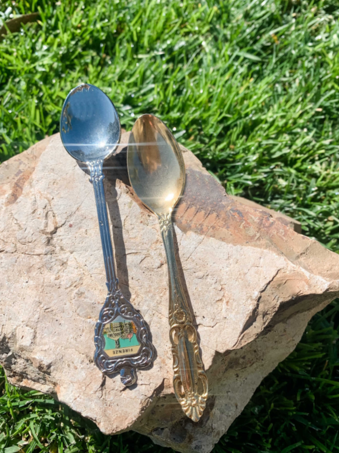 Rings made from silver on sale spoons