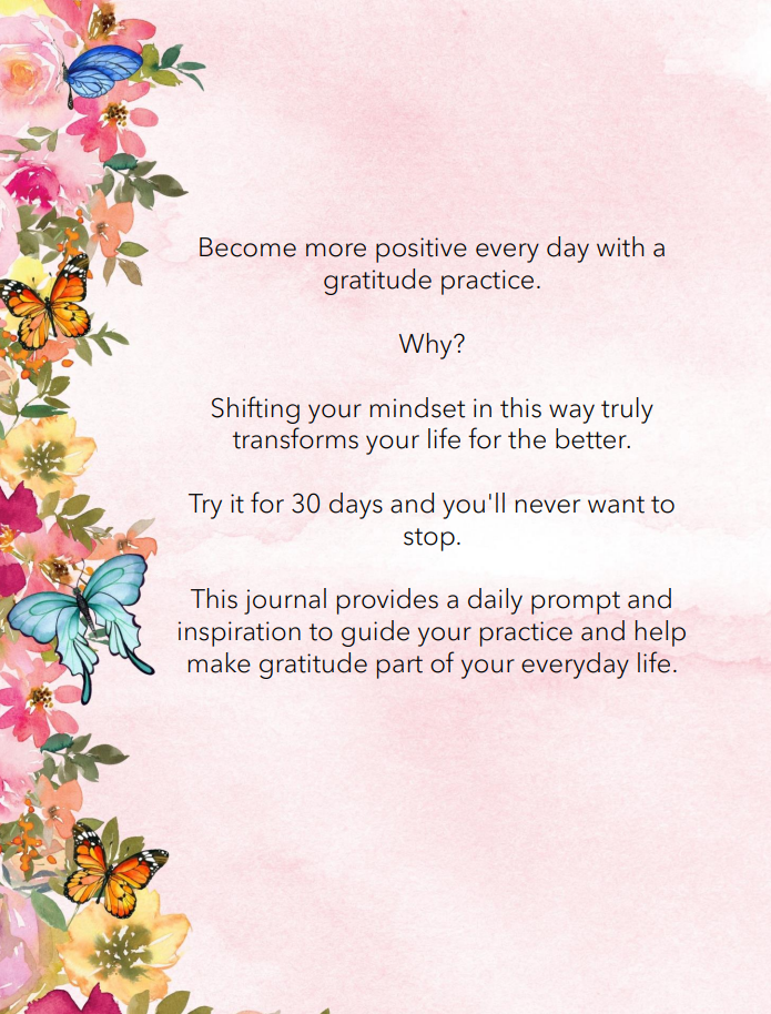 30 Day Guided Gratitude Journal – Nothing But Lovely