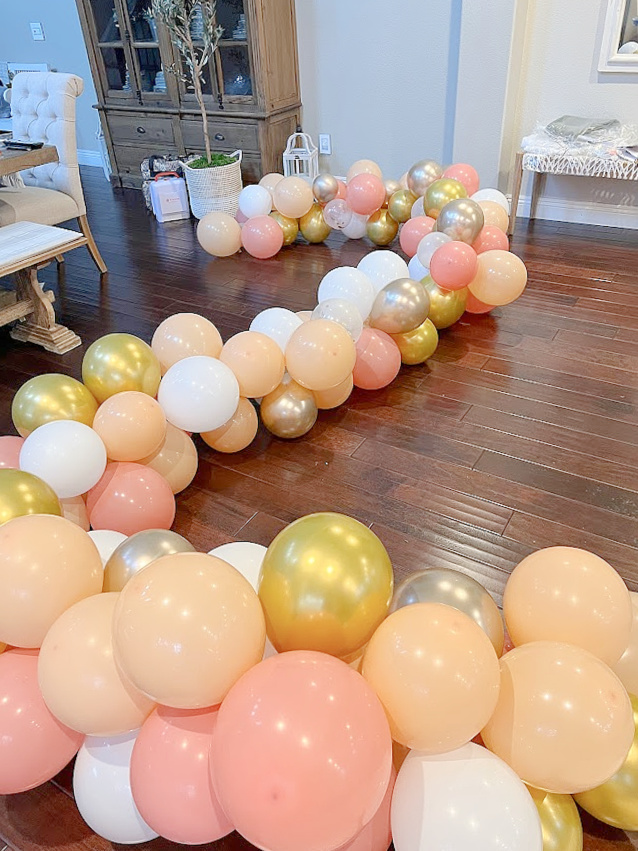 How To Make A Balloon Garland - My Uncommon Slice of Suburbia