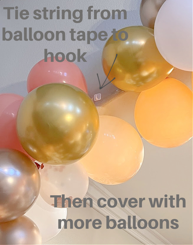 How To Make A Balloon Garland - My Uncommon Slice of Suburbia