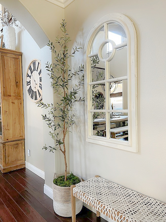 Decorating with Faux Olive Trees