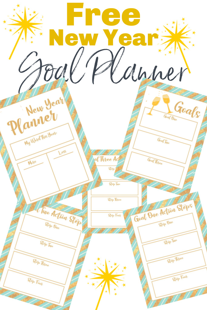 Planner Kit Pink Gold 2019 New Year Printable DIY Planner Kit 