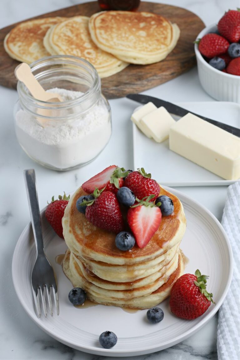 The Best Fluffy Vegan Protein Pancakes - The All Natural Vegan