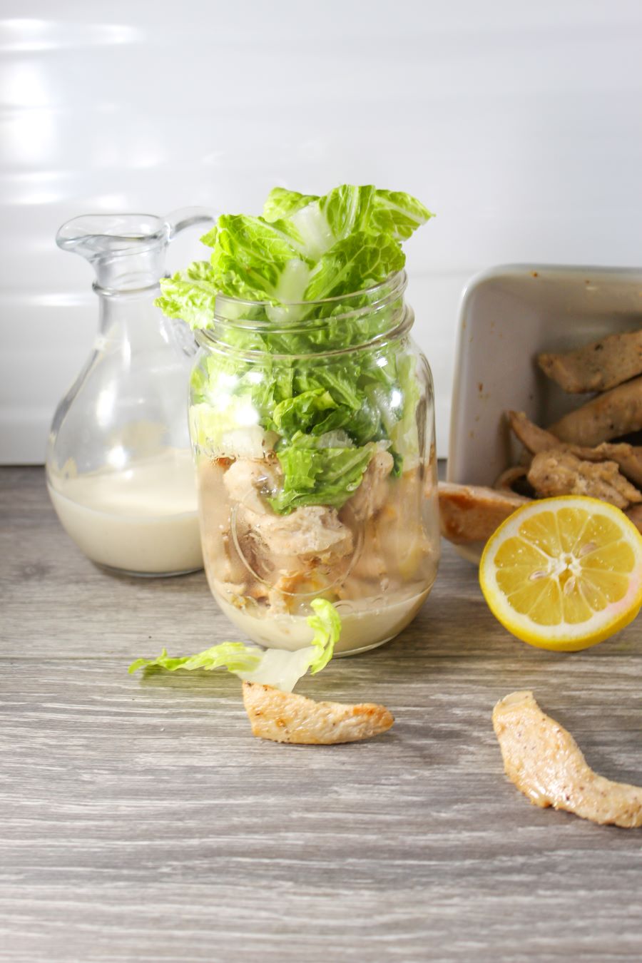 Make Your Next Chicken Caesar Salad in a Mason Jar - Delishably