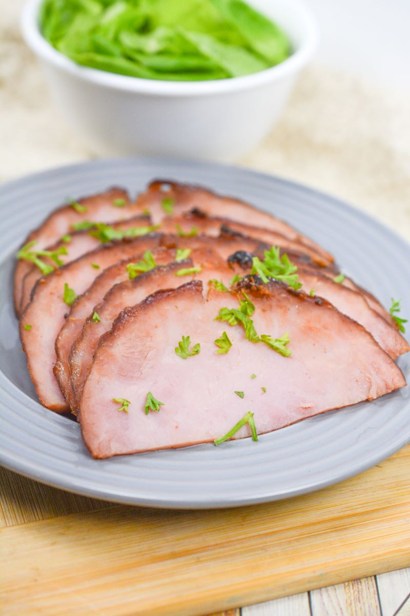 Keto Friendly Air Fryer Ham Recipe With Glaze - My Uncommon Slice of ...