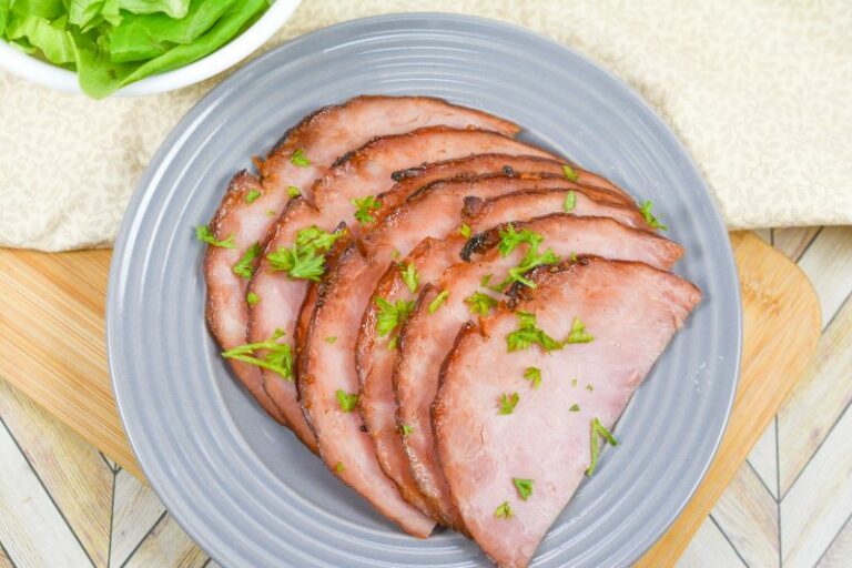 Keto Friendly Air Fryer Ham Recipe With Glaze