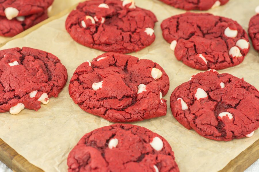 Easy Red Velvet Cake Mix Cookies Recipe My Uncommon Slice Of Suburbia   Red Velvet Cake Mix Cookies So Good 