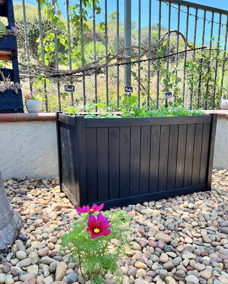 How To Turn a Wood Storage Bin Into a Planter