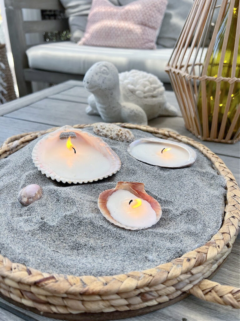 How to Make Easy DIY Seashell Candles