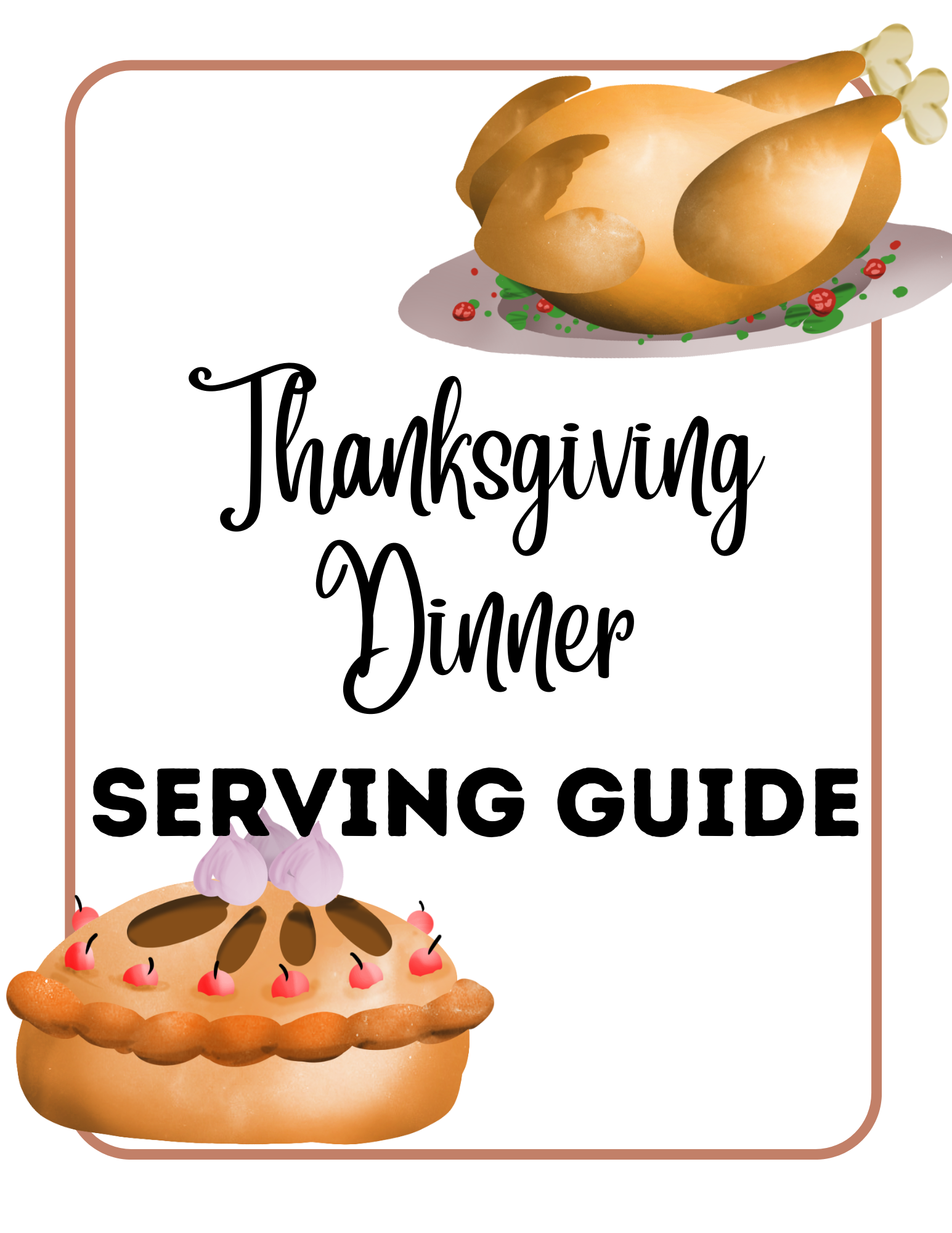 Thanksgiving Serving Guide How Much Food to Prepare