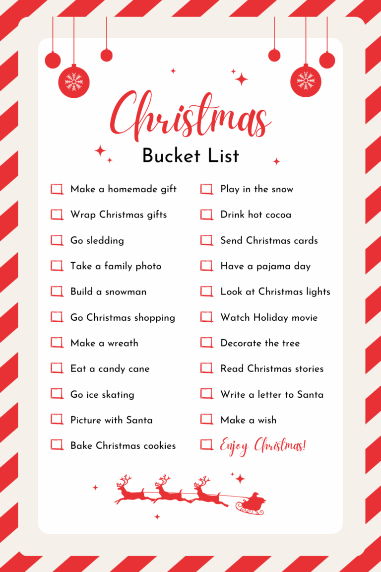 Ultimate Christmas Bucket List: For A Fun Holiday Season