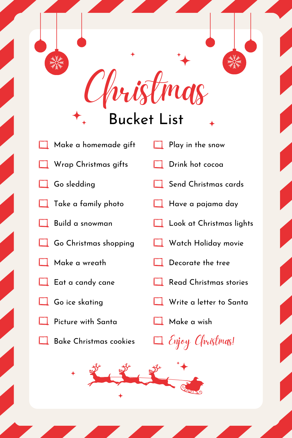 Ultimate Christmas Bucket List: For A Fun Holiday Season