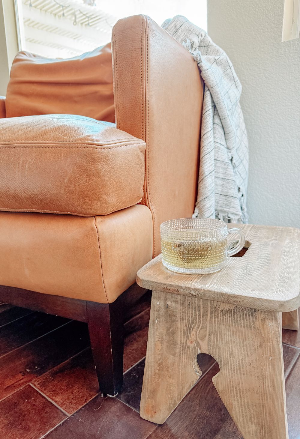 DIY High-End Stool Dupe that Looks Authentically Aged