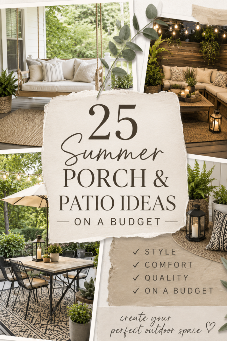 25 Summer Porch and Patio Ideas on a Budget