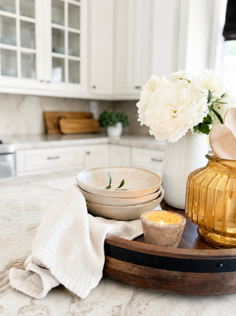 How to Style a Summer Vignette in Your Kitchen