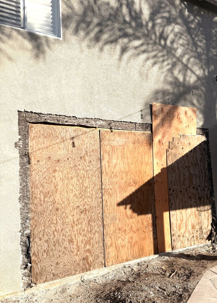 Step 2 — Boarded up overnight