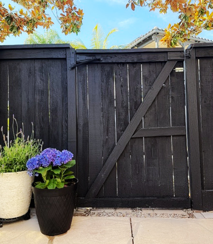 How to convert a fence into a gate