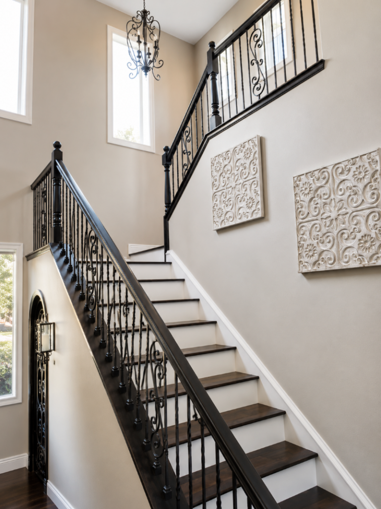 How to Paint Stair Railings Black Without Sanding (Easy DIY Update)
